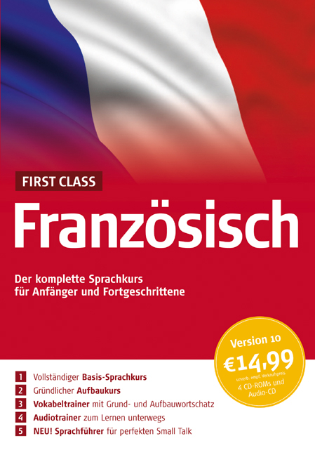 First Class Sprachkurs Französisch 10.0