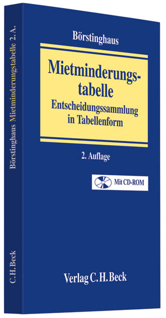 Mietminderungstabelle - Cathrin Börstinghaus