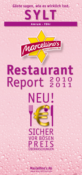 Marcellino's Restaurant Report Sylt 2010/2011 - 