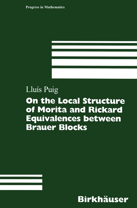 On the Local Structure of Morita and Rickard Equivalences between Brauer Blocks - Lluis Puig