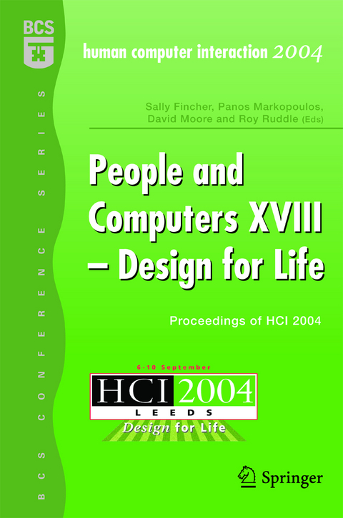 People and Computers XVIII - Design for Life - 