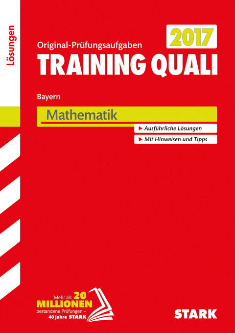 Training Quali Bayern - Mathematik Lösungsheft