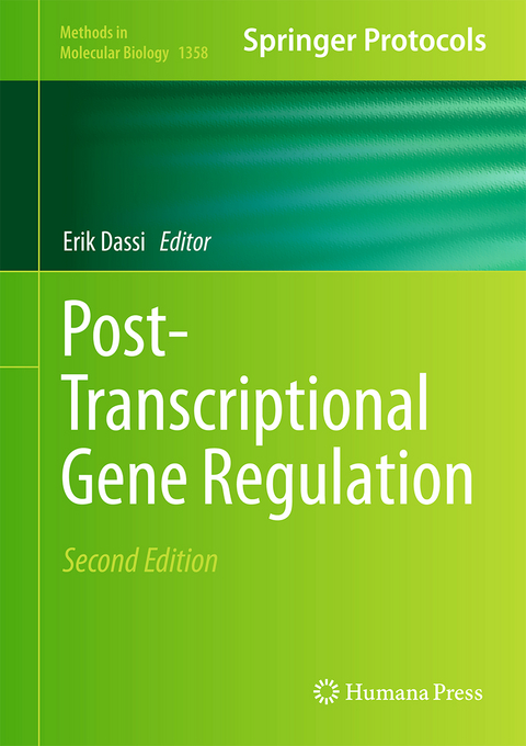 Post-Transcriptional Gene Regulation - 