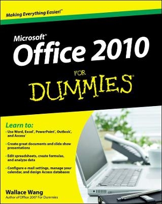 Office 2010 For Dummies - W Wang