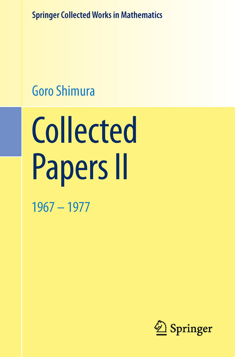 Collected Papers II - Goro Shimura