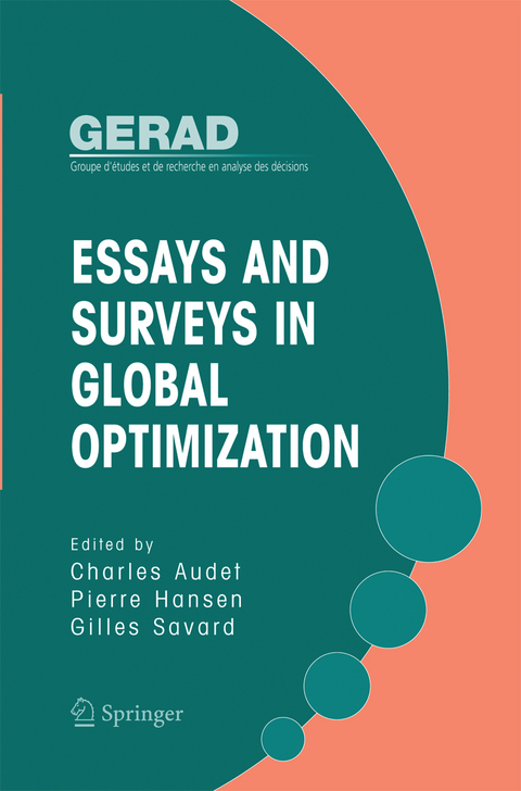 Essays and Surveys in Global Optimization - 