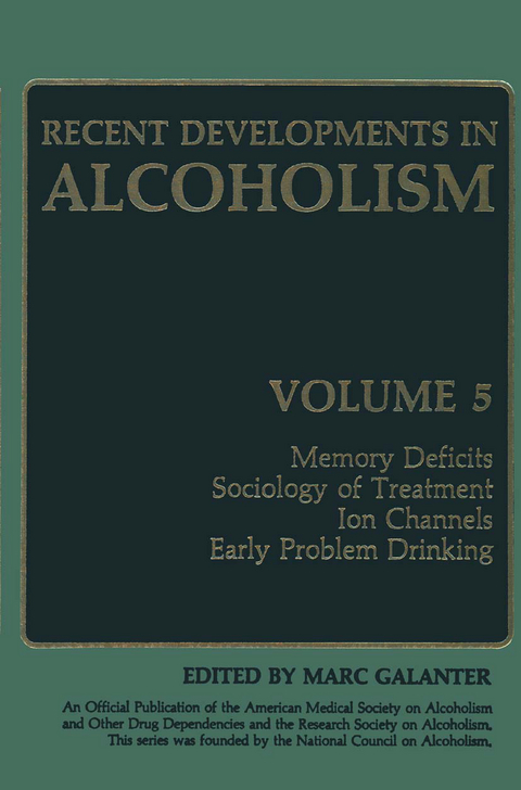 Recent Developments in Alcoholism - 