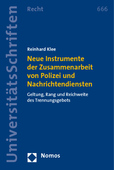 Neue Instrumente der Zusammenarbeit von Polizei und Nachrichtendiensten - Reinhard Klee