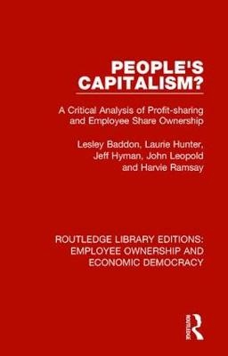 People's Capitalism? -  Lesley Baddon,  Laurie Hunter,  Jeff Hyman,  John Leopold,  Harvie Ramsay