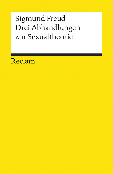 Drei Abhandlungen zur Sexualtheorie - Sigmund Freud