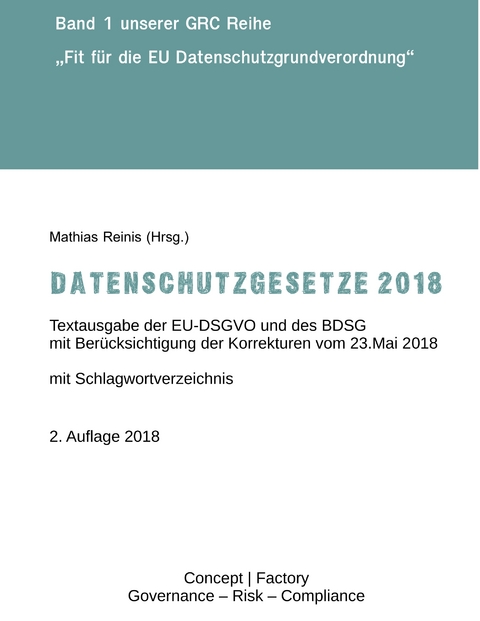 Datenschutzgesetze 2018 - 