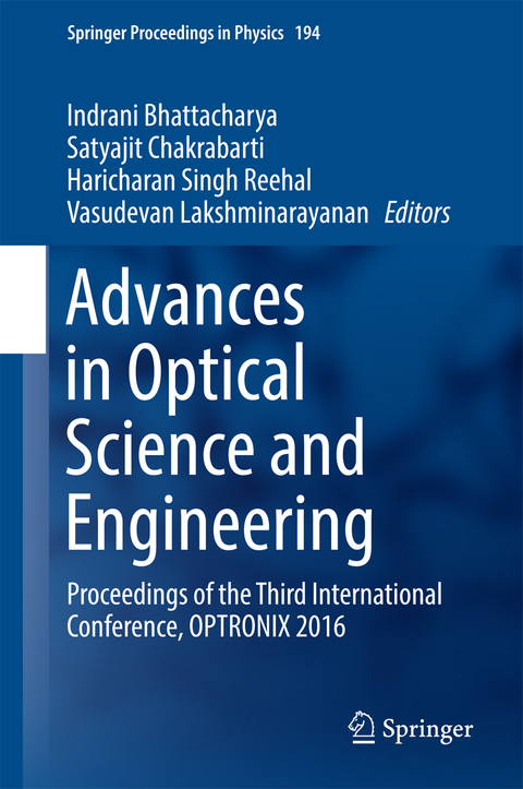 Advances in Optical Science and Engineering - 