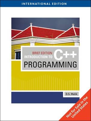 Introduction to C++ Programming - D. S. Malik