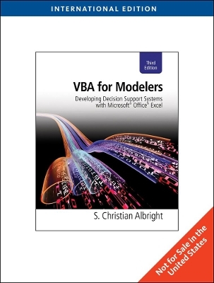 VBA for Modelers - S. Albright