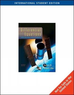 Differential Equations with Boundary-Value Problems, International Edition - Dennis Zill, Michael Cullen