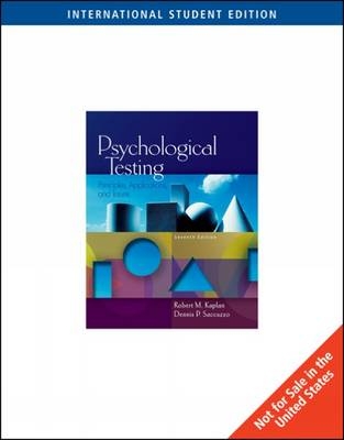 Psychological Testing - Robert Kaplan, Dennis Saccuzzo