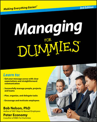 Managing For Dummies - Bob Nelson, Peter Economy