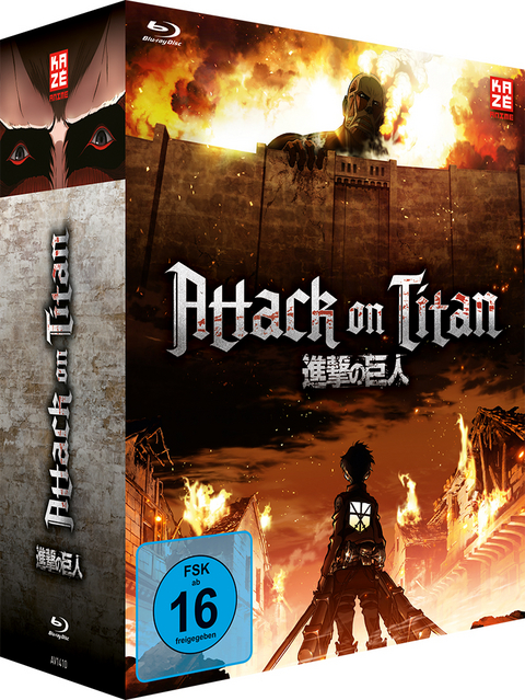 Attack on Titan. Tl.1, 1 Blu-ray + Sammelschuber (Limited Edition)