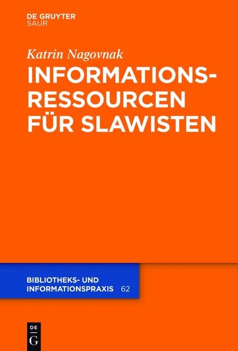 Informationsressourcen für Slawisten - Katrin Nagovnak