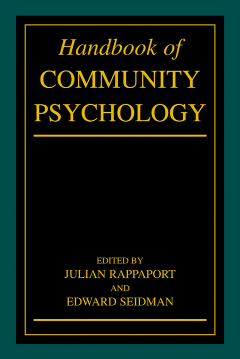 Handbook of Community Psychology - 