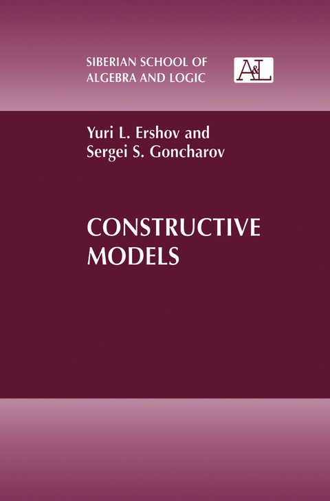 Constructive Models - Yuri L. Ershov