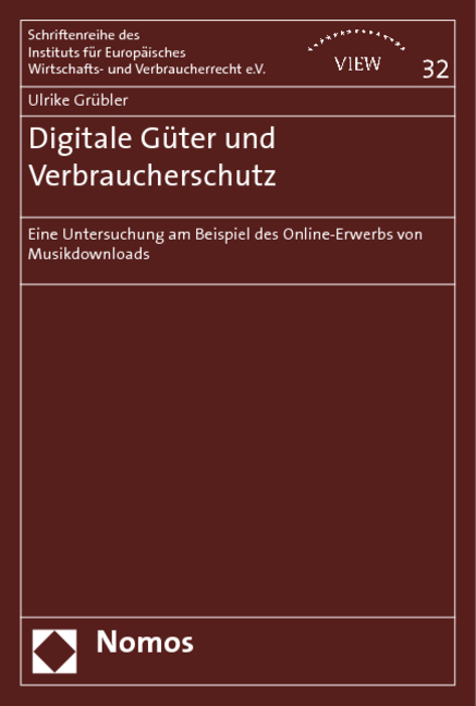 Digitale Güter und Verbraucherschutz - Ulrike Grübler