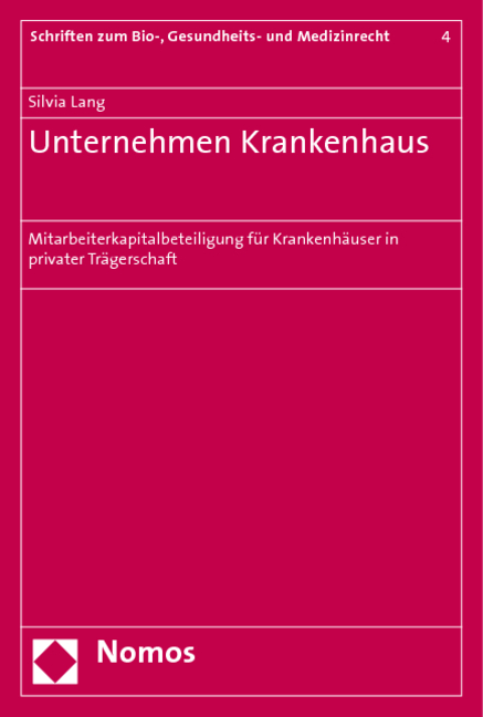 Unternehmen Krankenhaus - Silvia Lang