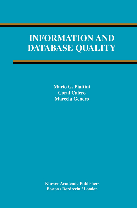 Information and Database Quality - 