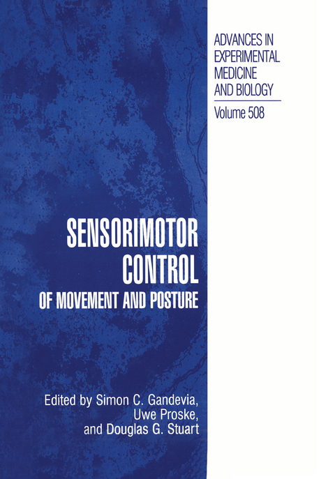 Sensorimotor Control of Movement and Posture - 