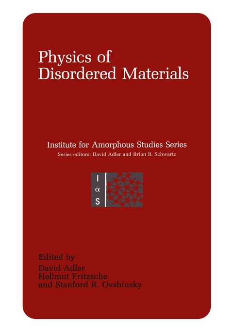 Physics of Disordered Materials - 