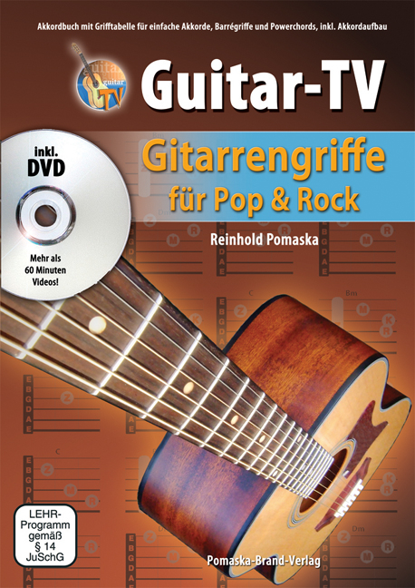 Guitar-TV: Gitarrengriffe für Pop und Rock mit DVD - Reinhold Pomaska