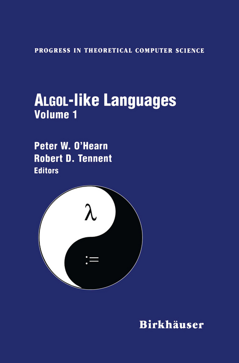 Algol-like Languages - Peter O'Hearn, Robert Tennent