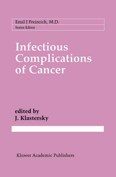 Infectious Complications of Cancer - 