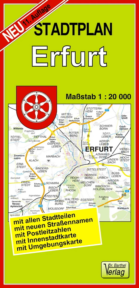 Stadtplan Erfurt