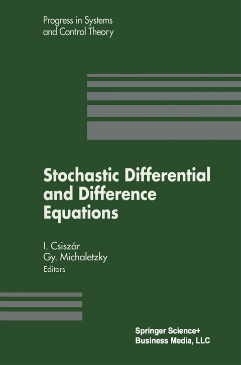 Stochastic Differential and Difference Equations - Imre Csiszar, Gy. Michaletzky