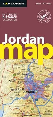 Jordan Road Map -  Explorer Publishing and Distribution