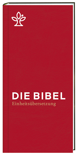 Die Bibel. Taschenausgabe rot mit Reißverschluss. - 