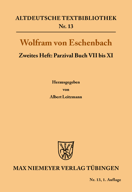 Parzival Buch VII bis XI - 