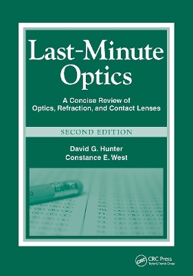 Last-Minute Optics - David G. Hunter, Constance E. West