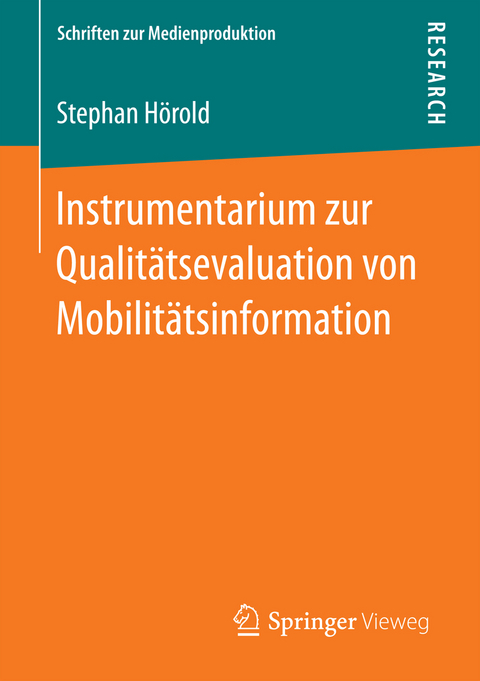 Instrumentarium zur Qualitätsevaluation von Mobilitätsinformation - Stephan Hörold