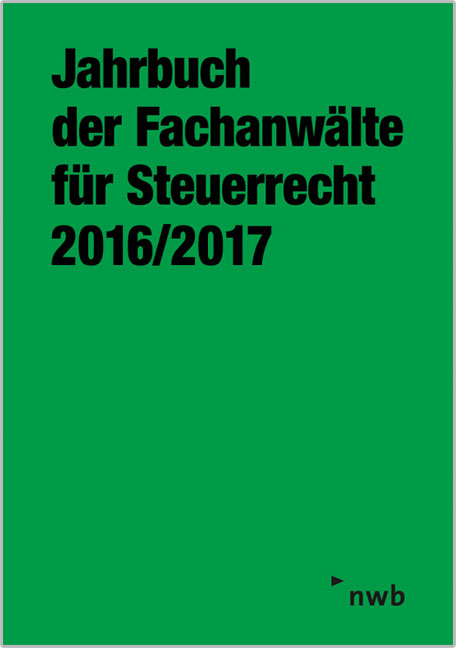 Jahrbuch der Fachanwälte für Steuerrecht 2016/2017