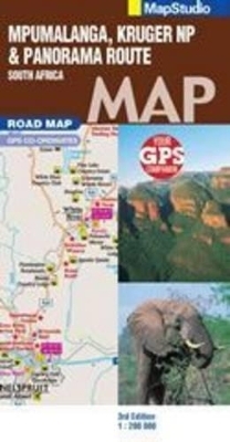 Road Map Mpumalanga, Kruger National Park & Panorama Route -  Map Studio