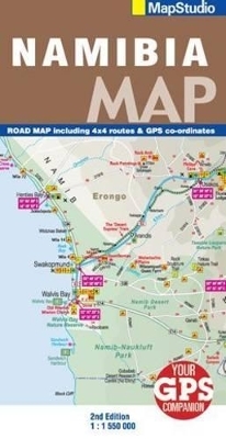 Road Map Namibia -  Map Studio