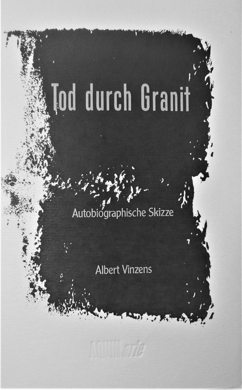 Tod durch Granit - Albert Vinzens