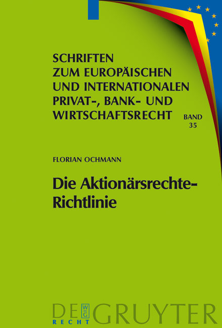 Die Aktionärsrechte-Richtlinie - Florian Ochmann