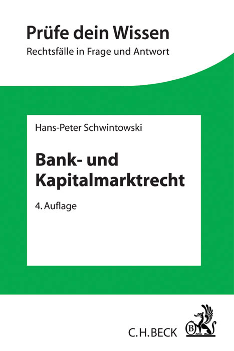 Bank- und Kapitalmarktrecht