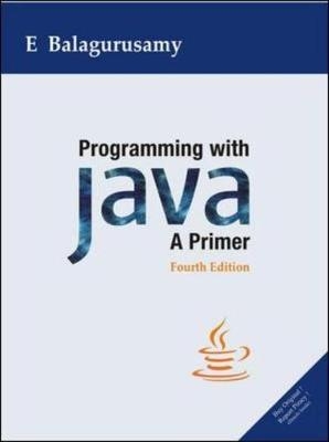 PROGRAMMING WITH JAVA - E Balagurusamy