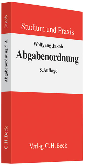 Abgabenordnung - Wolfgang Jakob