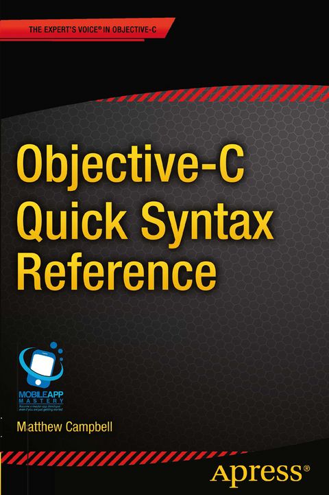 Objective-C Quick Syntax Reference - Matthew Campbell