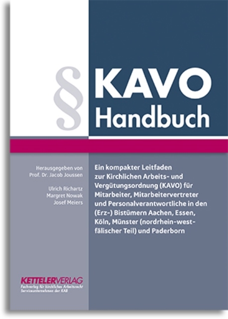 KAVO Handbuch - Ulrich Richartz, Marget Nowak, Josef Meiers